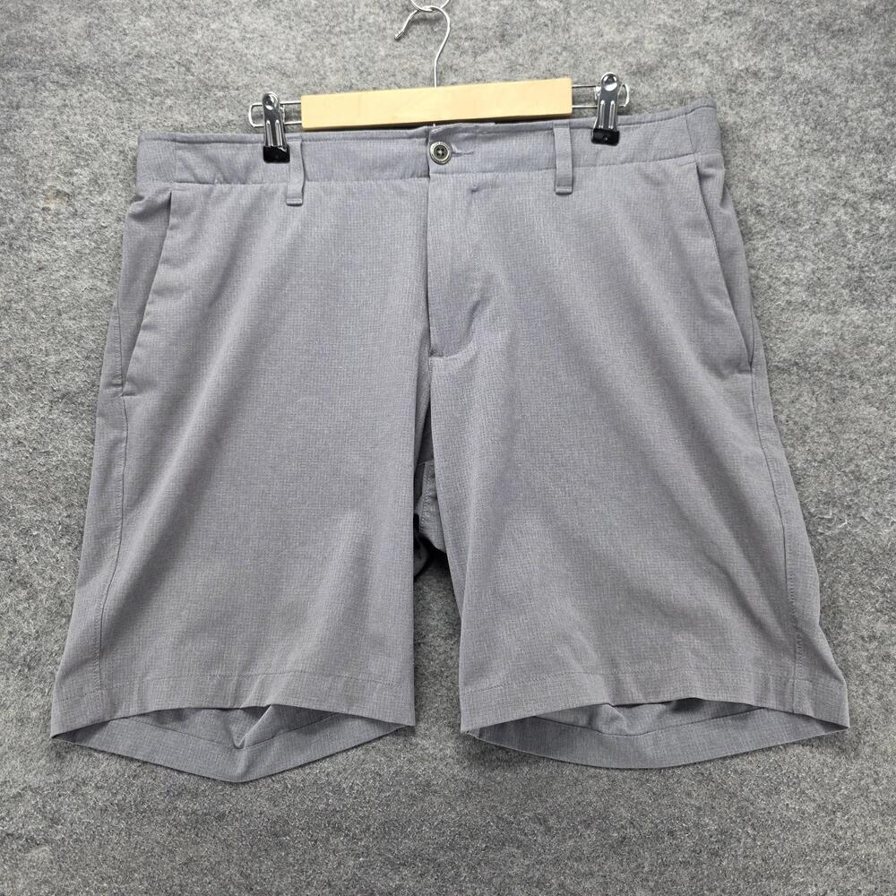 Under Armour Shorts Mens 38 Gray Golf Performance 10 Inseam Lightweight